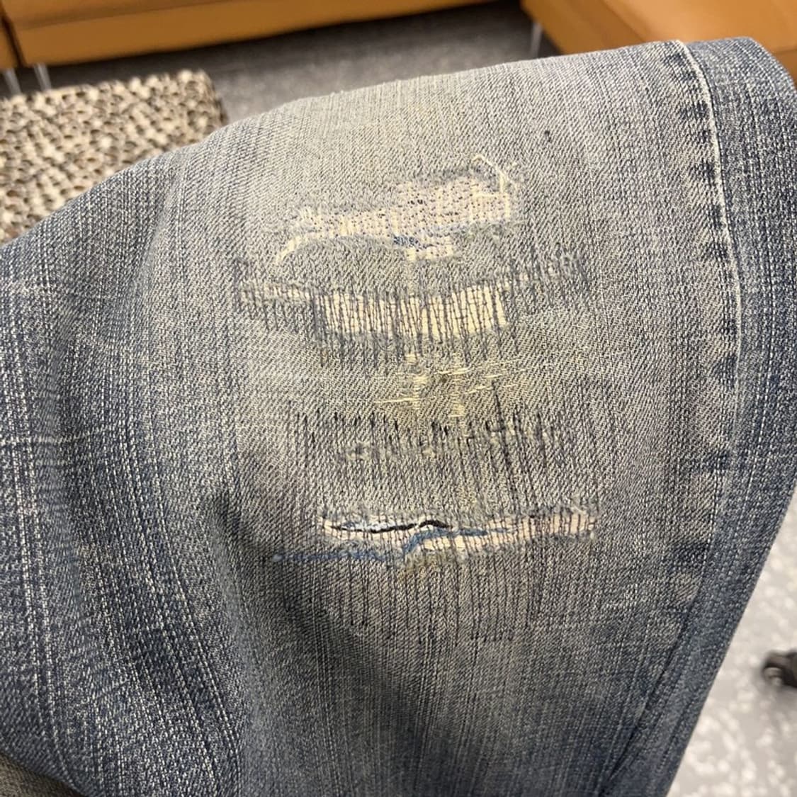 리바이스 559 빈티지 디스트로이드 워싱 데님팬츠 36인치 C09161 상품이미지7