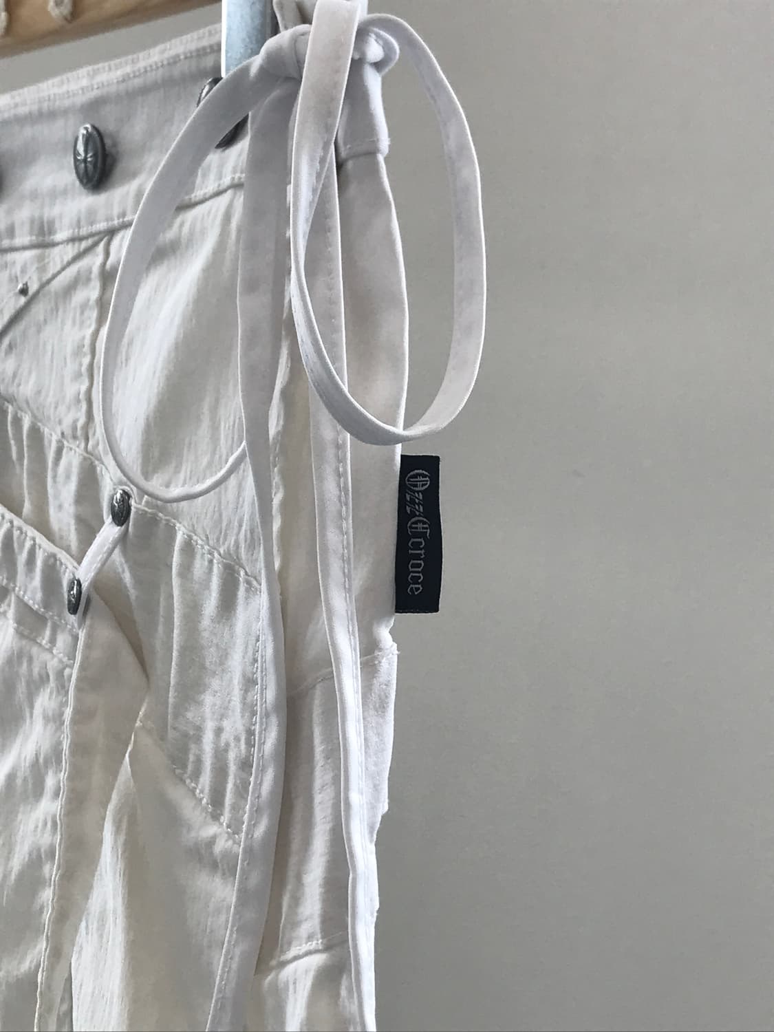 Ozz Croce White detail mini lap skirts 상품이미지10