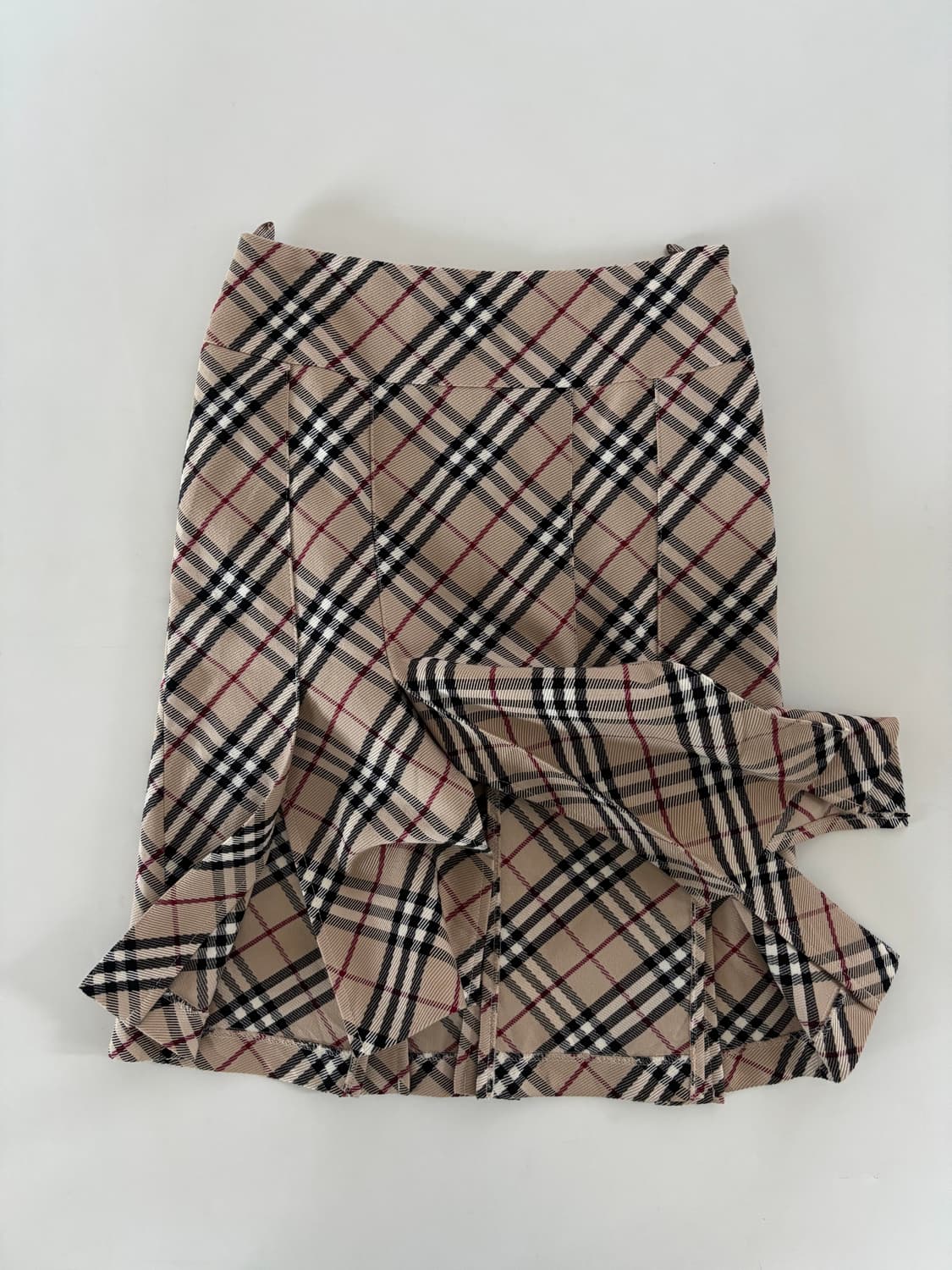 Burberry 버버리 블루라벨 노바체크 플리츠 미디 스커트   상품이미지4