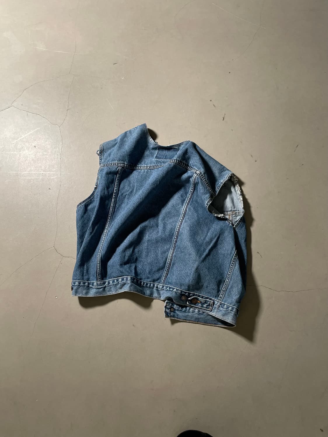 90‘s 리바이스 70507 Trucker vest 상품이미지4