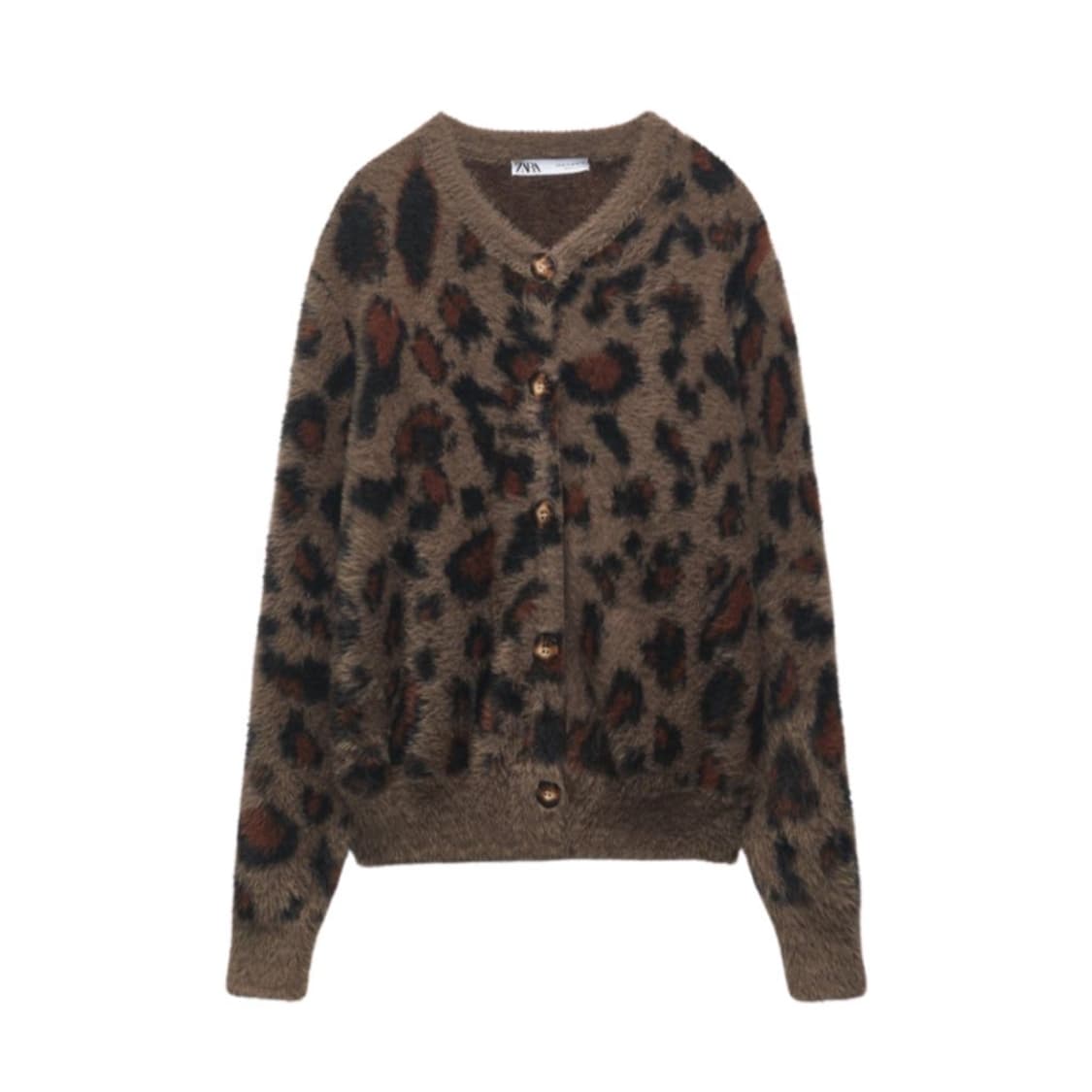 [구매] 자라 레오파드 가디건 상품이미지1