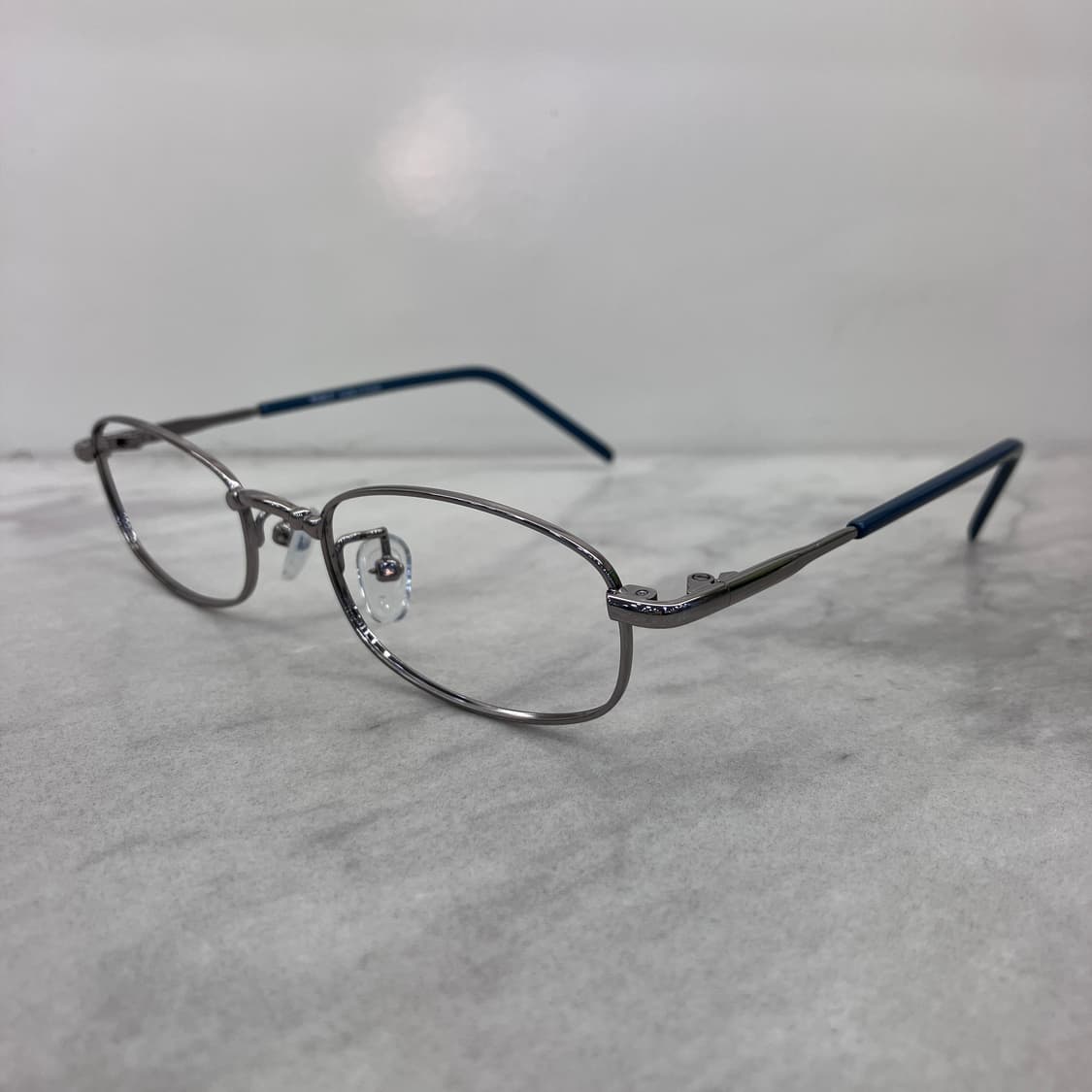 C56 PBL 긱시크 실버 슬림 스퀘어 메탈테 안경 상품이미지7