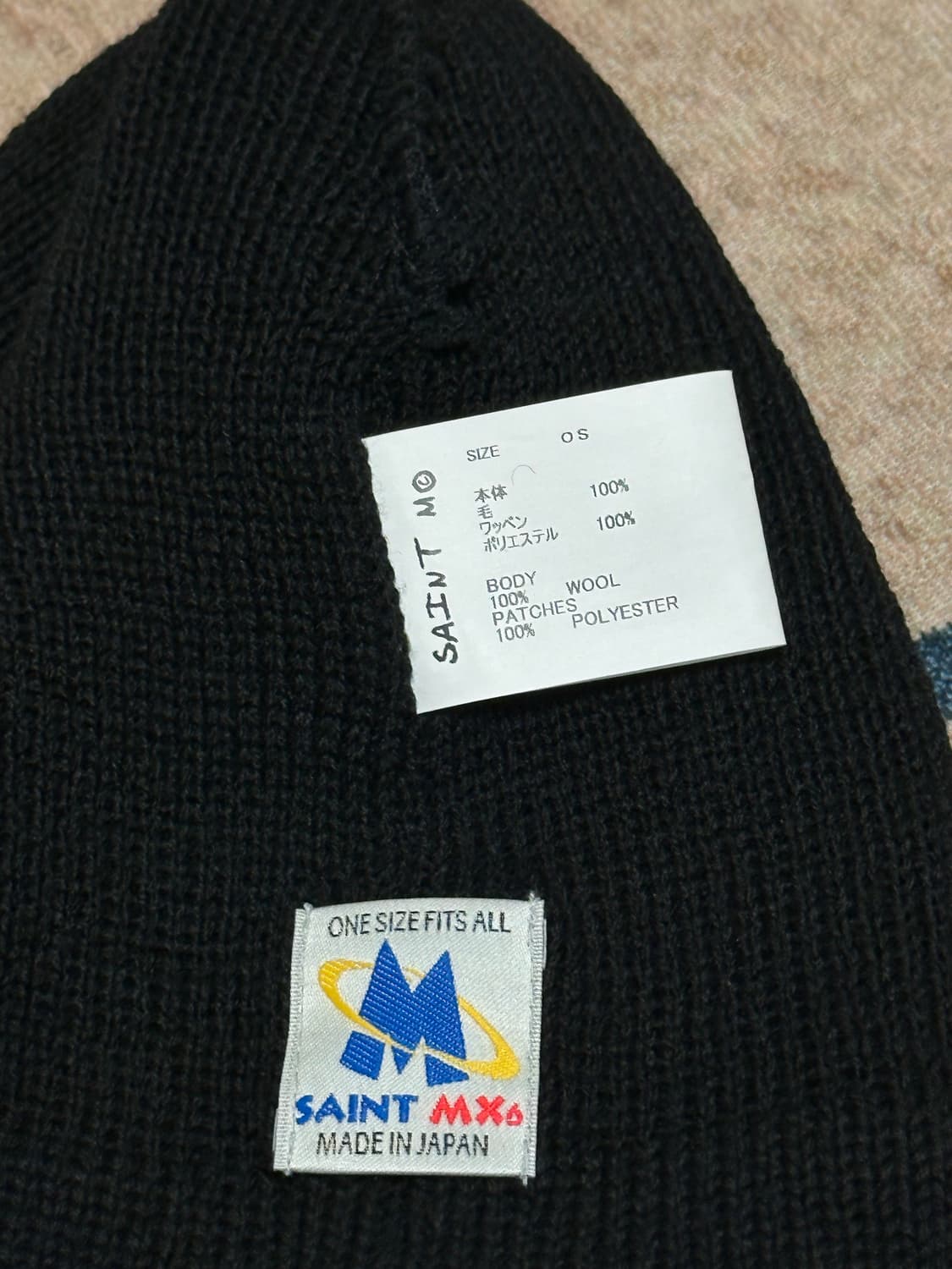 세인트 미카엘 (Saint Mx6) 23aw SAINT 비니 블랙 상품이미지3