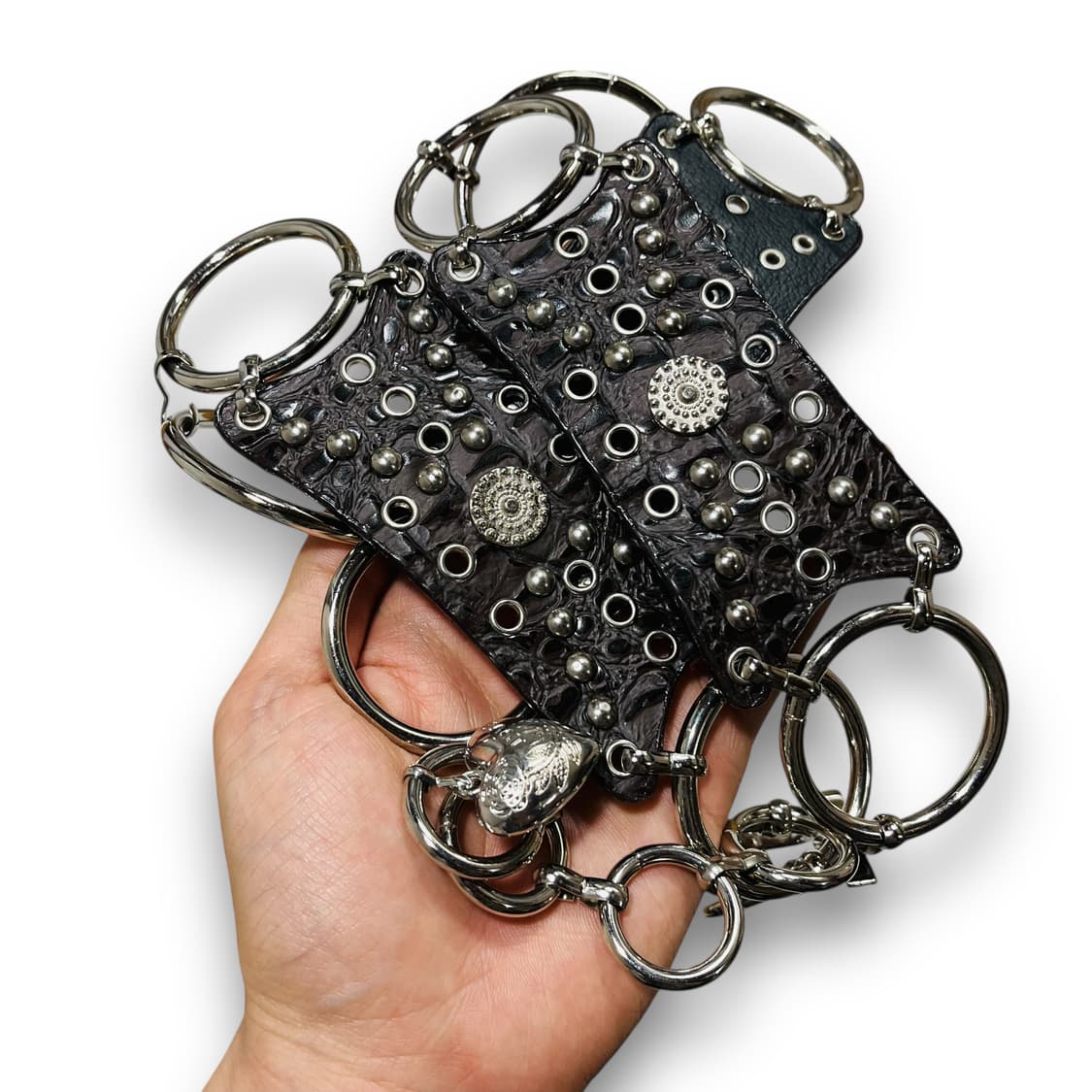 Bohemian Western Mood Stud Vintage Belt 상품이미지4