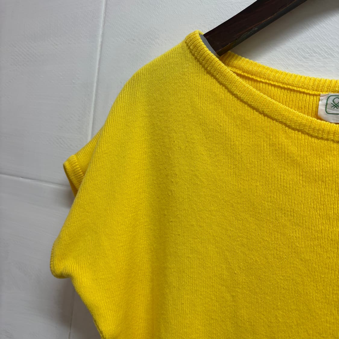80s BENETTON 베네통 코튼 크롭탑 상품이미지3