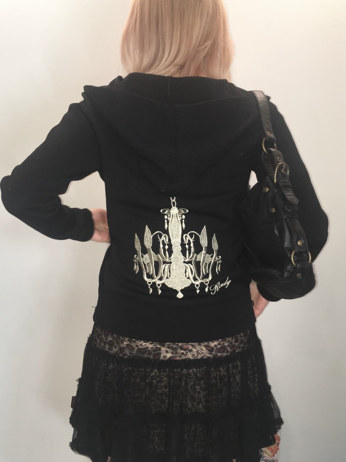 jpn vintage dark punk handwork hood zipu 상품이미지7
