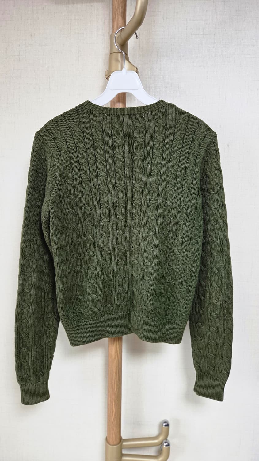 랄프로렌 케이블 니트 가디건 올리브 상품이미지2