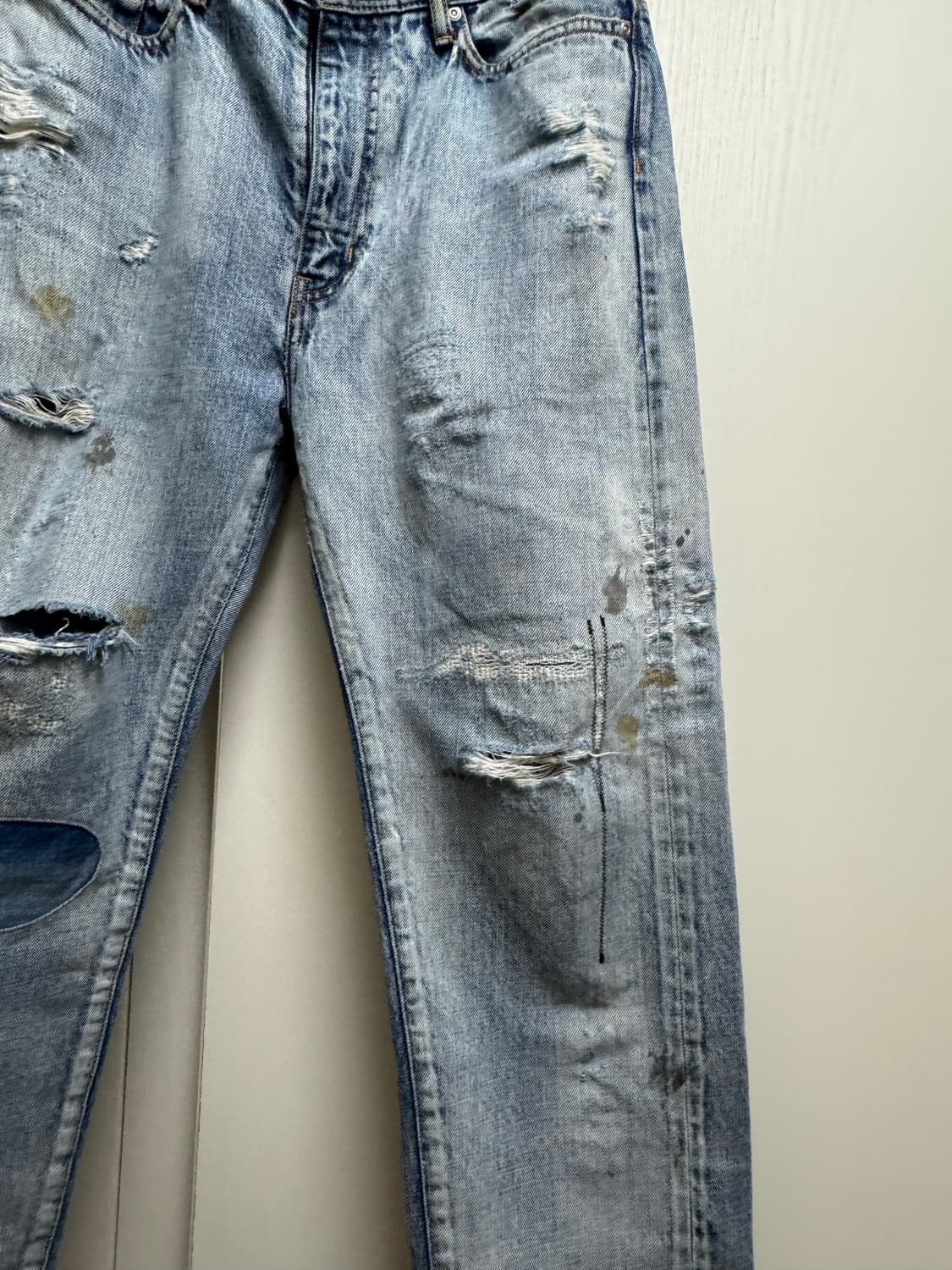 안셀름 wism 별주 테이퍼드 데님 상품이미지9