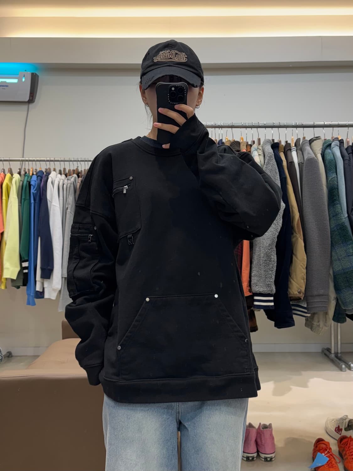 트리밍버드 멀티 포켓 맨투맨 상품이미지7