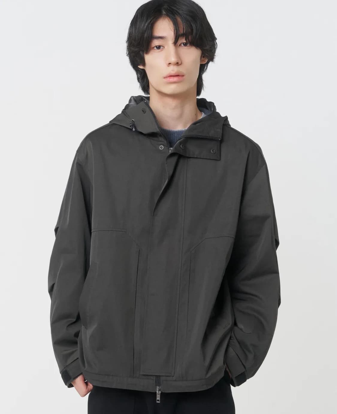 미세키서울 맨 하이넥 후디 쉘 파카 상품이미지2