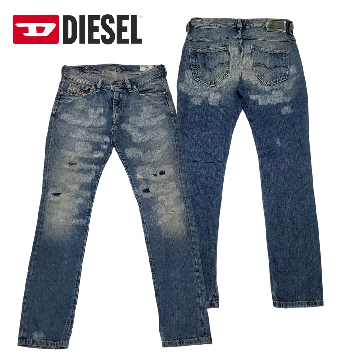 (26) 00s y2k 디젤 청바지 로우라이즈데님 Diesel floy 상품이미지1