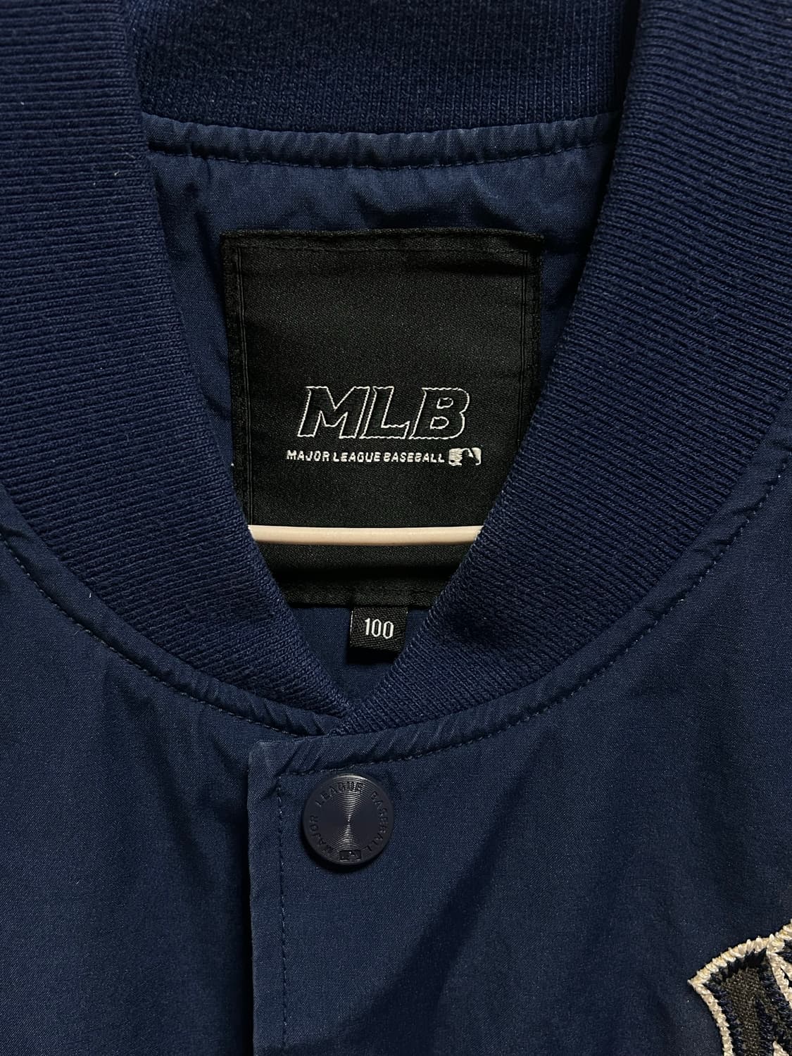 MLB 뉴욕 양키스 야구 점퍼 네이비 100 상품이미지2