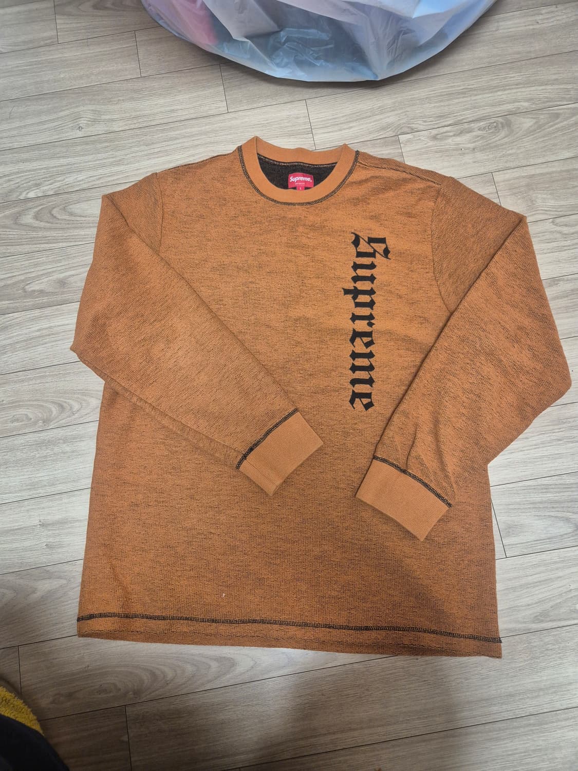 슈프림 롱슬리브 L 새상품  상품이미지1