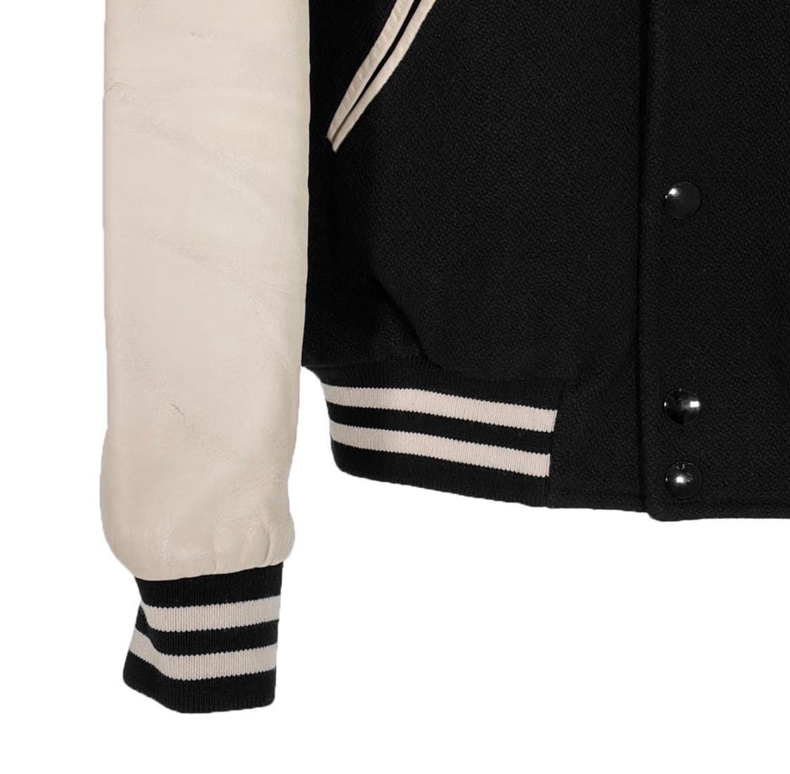 [50] 셀린느 남성 C로고 울 레더 클래식 텍스쳐드 테디 바시티 자켓 상품이미지5