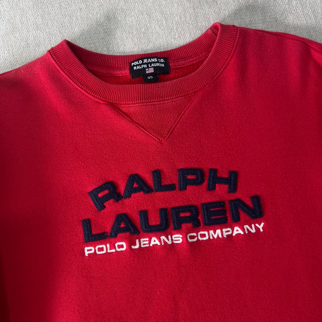95 폴로랄프로렌 진스 스펠아웃 맨투맨 상품이미지2