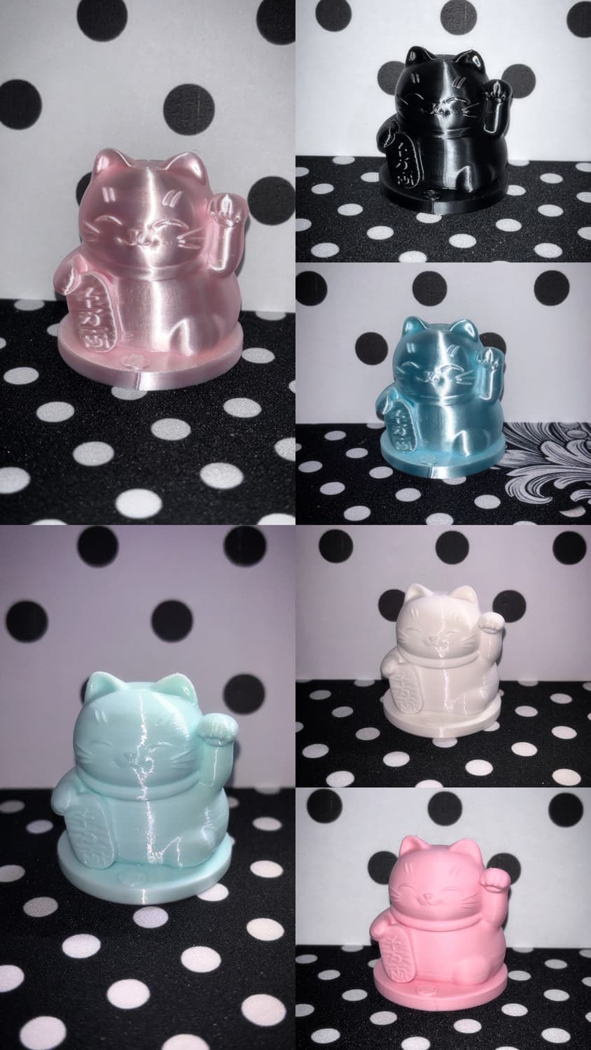 (색상랜덤) Maneki-Neko Lucky Cat Figure 상품이미지7