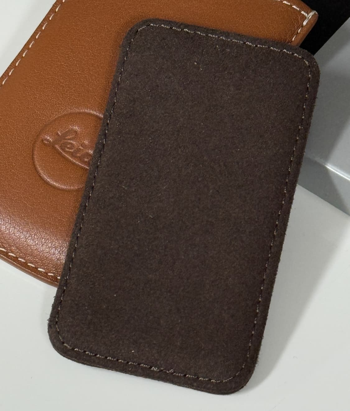 새제품 / Leica 라이카 SD 카드홀더 & 카드지갑 꼬냑 상품이미지5