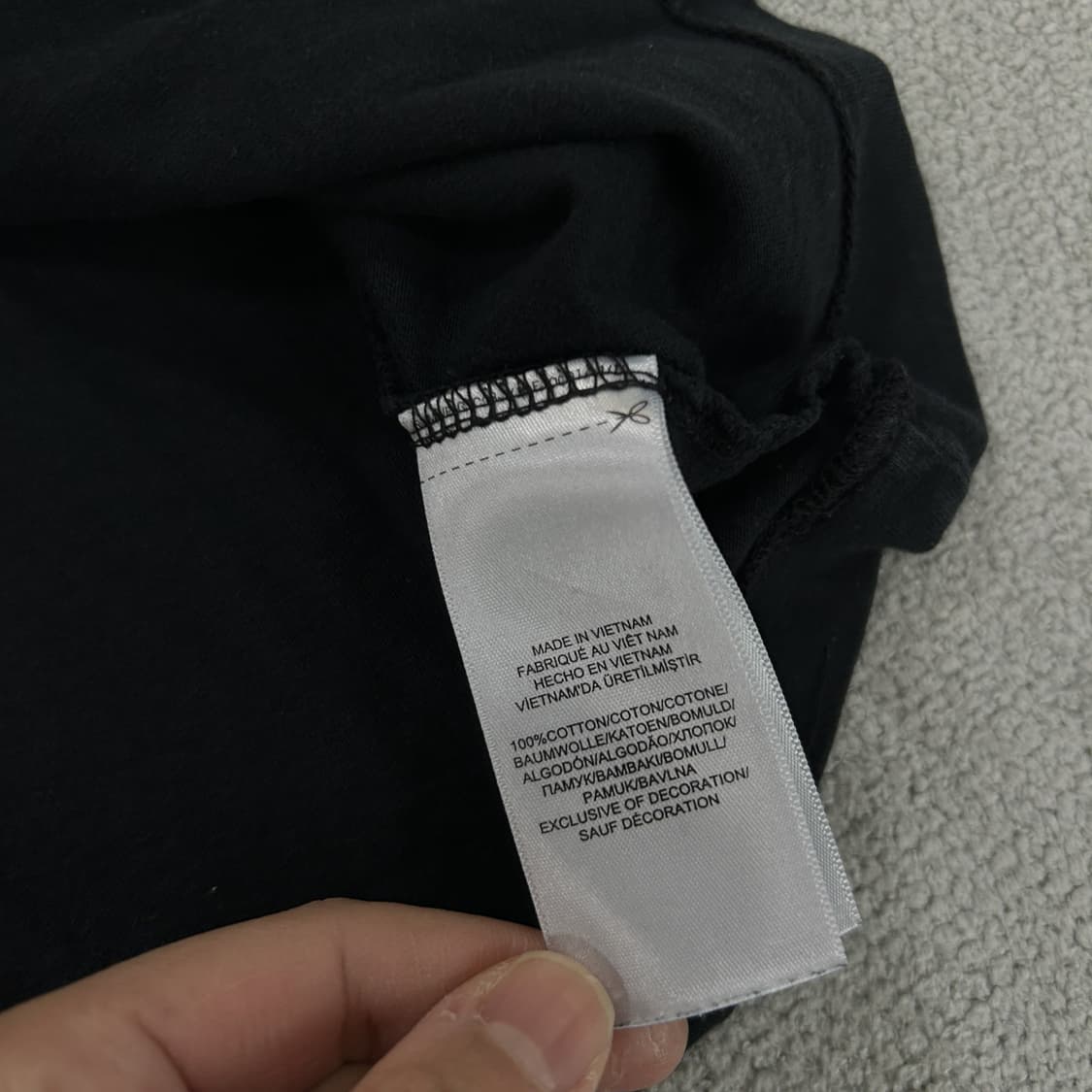 폴로 블랙 반팔 티셔츠 POLO RL EST 1967 m 상품이미지3