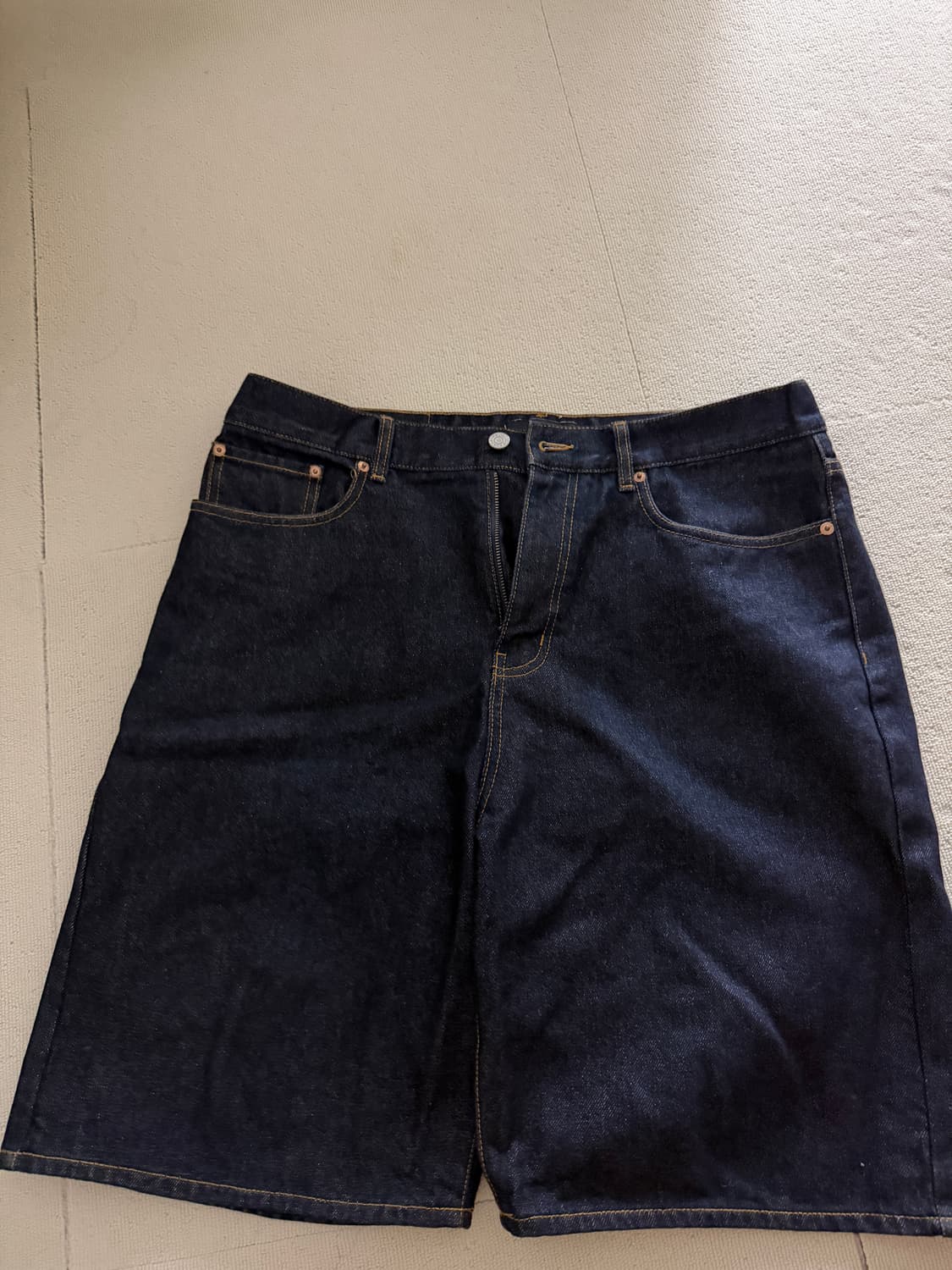 팔라스 쇼츠 인디고 데님  상품이미지1