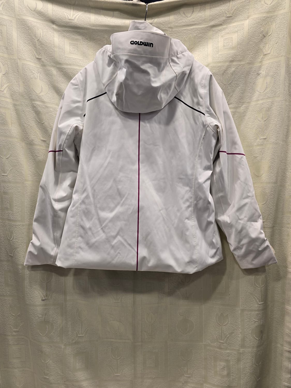 골드윈 화이트 윈드브레이커 스키 자켓 66~77 상품이미지5