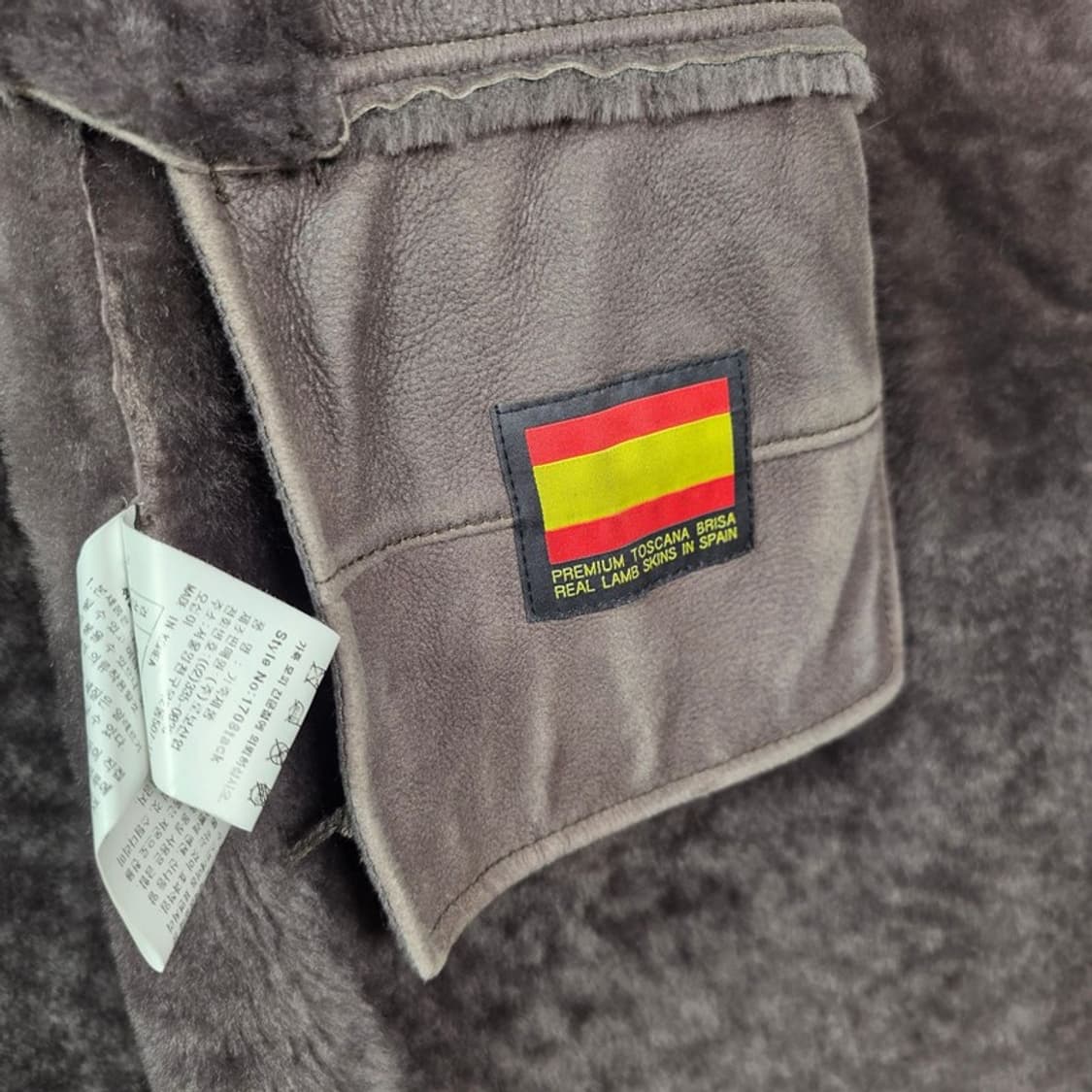 로보 스페인 라도마 프리미엄 토스카나 리얼 양가죽 무스탕 55 상품이미지6