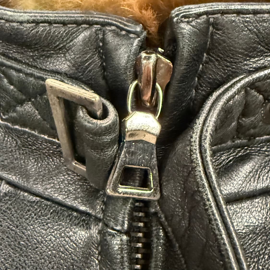 [정품/100] 블랙 양가죽 라이더 자켓 b19 상품이미지5