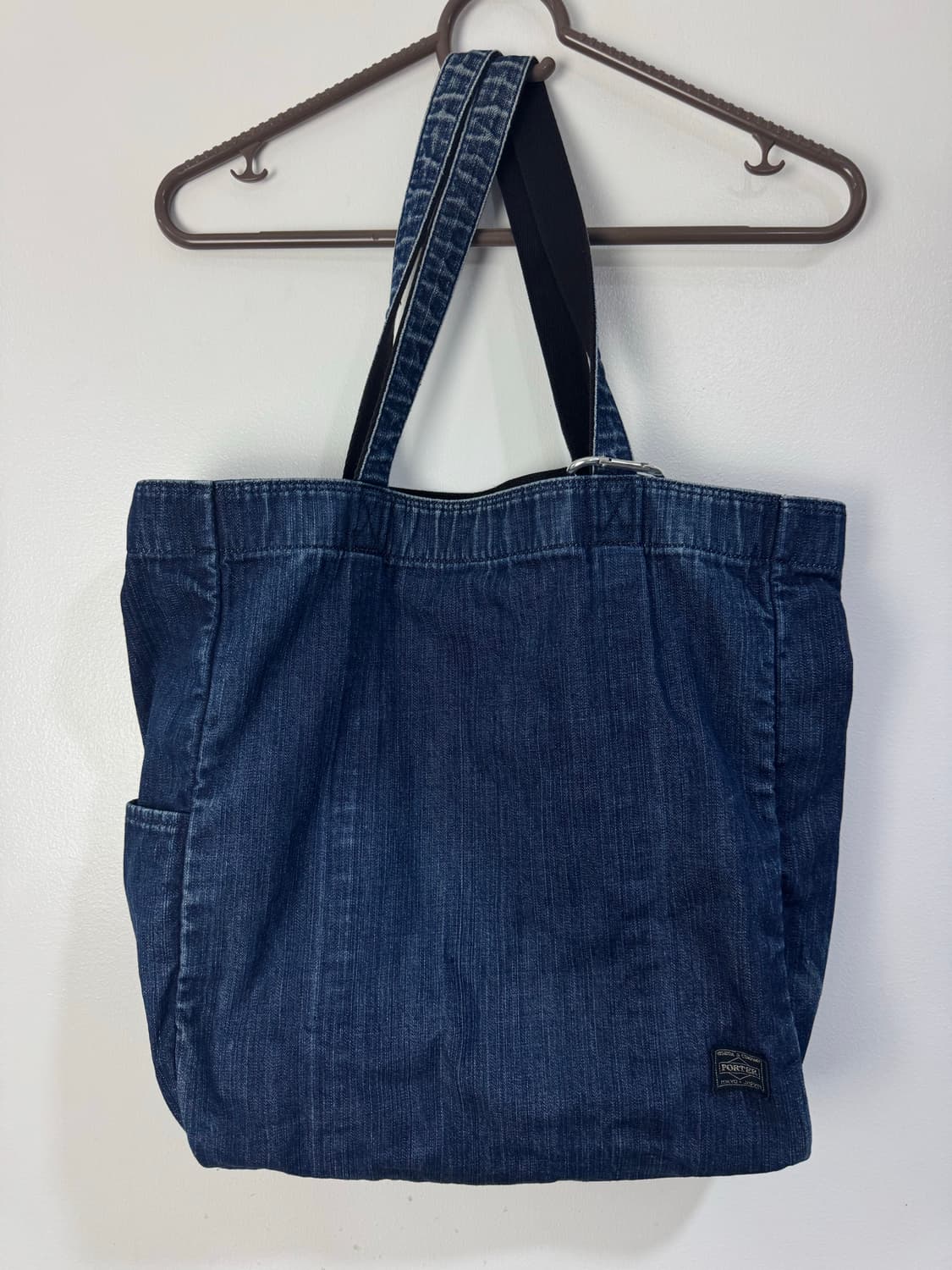 요시다포터 스탠드 데님 양면 토드백 상품이미지5