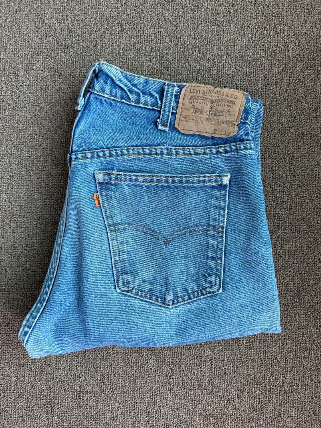 90s Made in usa Levis 505리바이스 오렌지탭 데님팬츠 상품이미지1