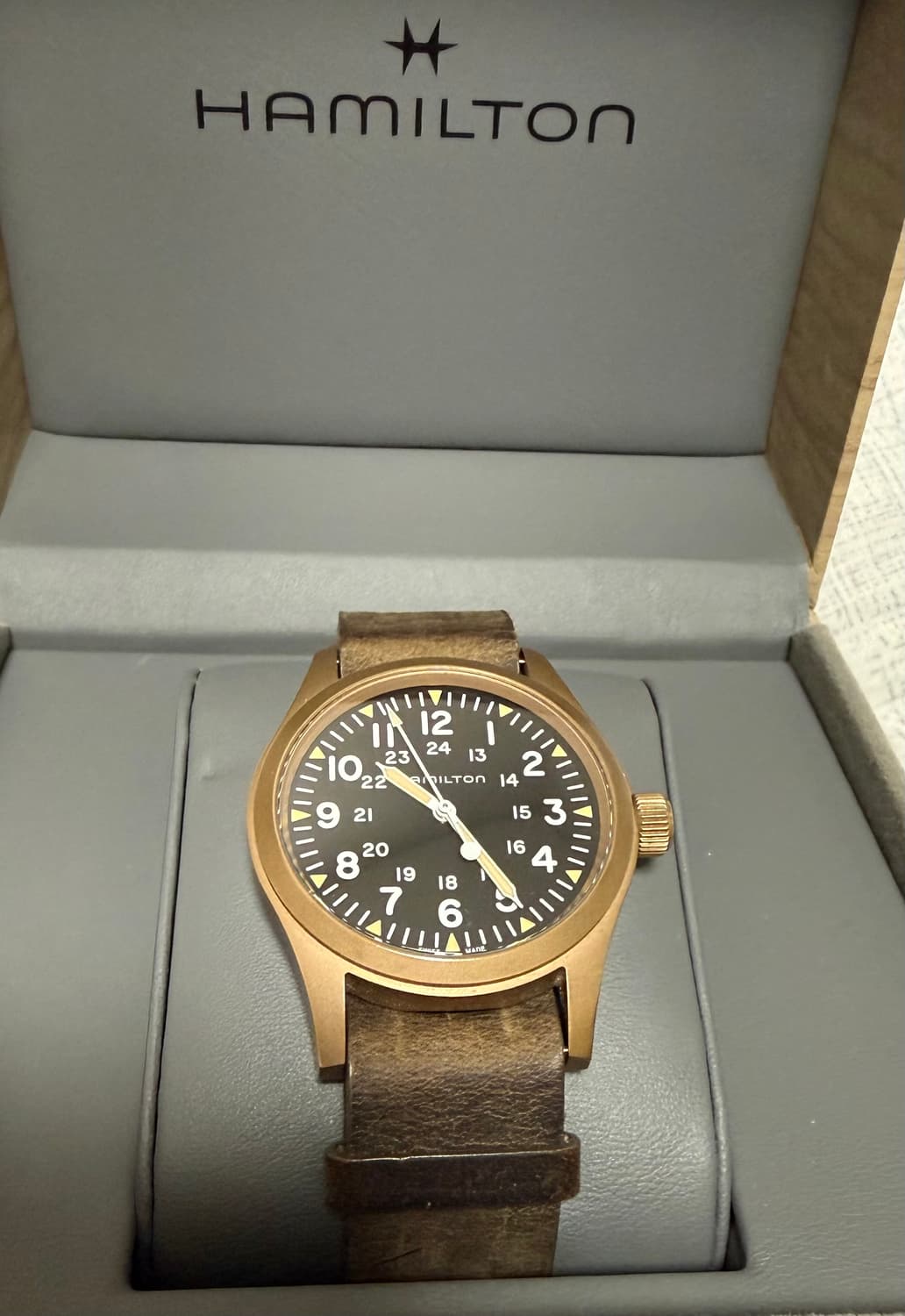 해밀턴 카키필드 메카니컬 브론즈 38 상품이미지2