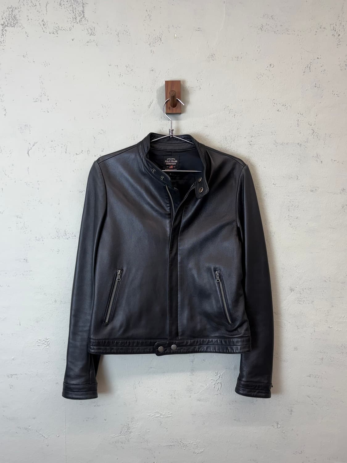 폴로랄프로렌 폴로진스 빈티지 램스킨 라이더 자켓 상품이미지1