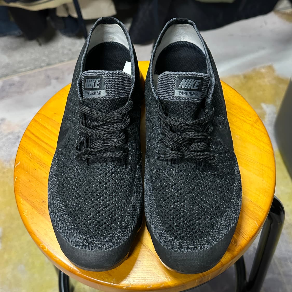나이키에어 베이퍼맥스 플라이니트 블랙 다크그레이 260 상품이미지2