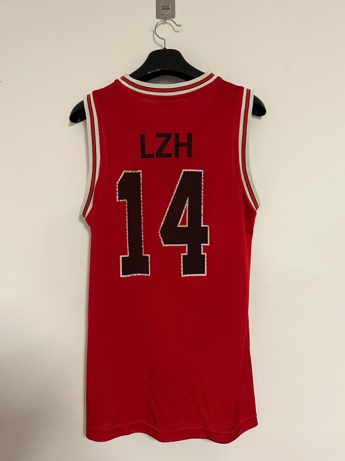 Basketball Number 14 프린트 메쉬 민소매 탑XL 상품이미지2