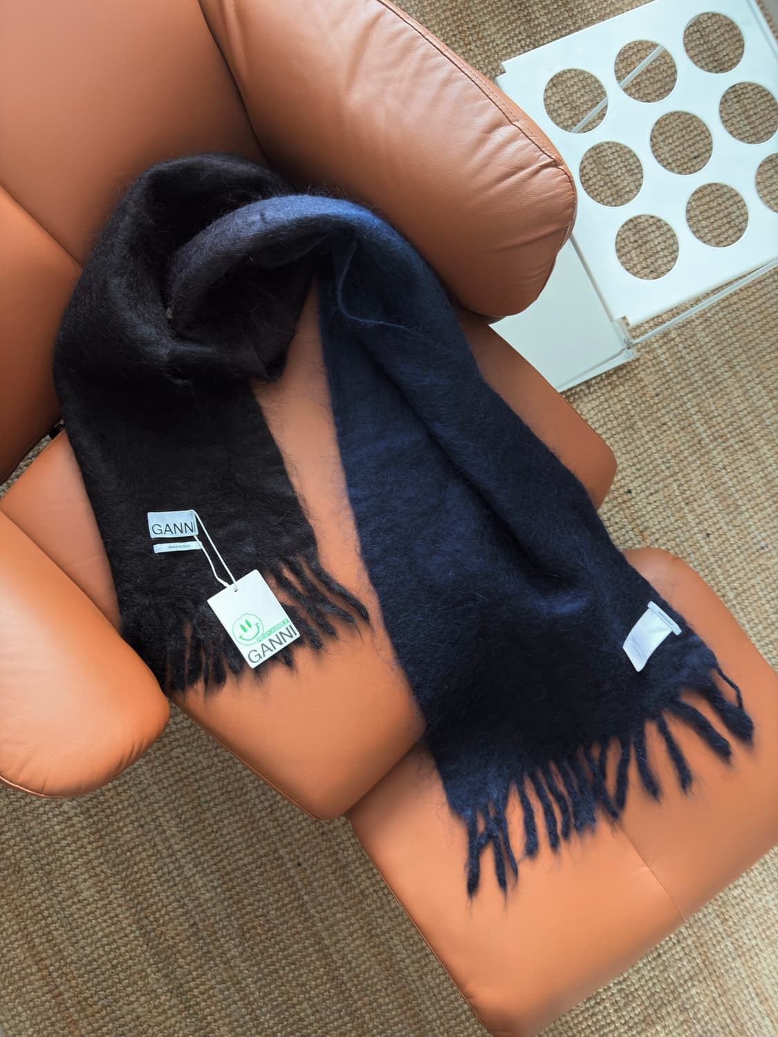 (NEW)가니 모헤어 오버사이즈 그라데이션 스카프 상품이미지1