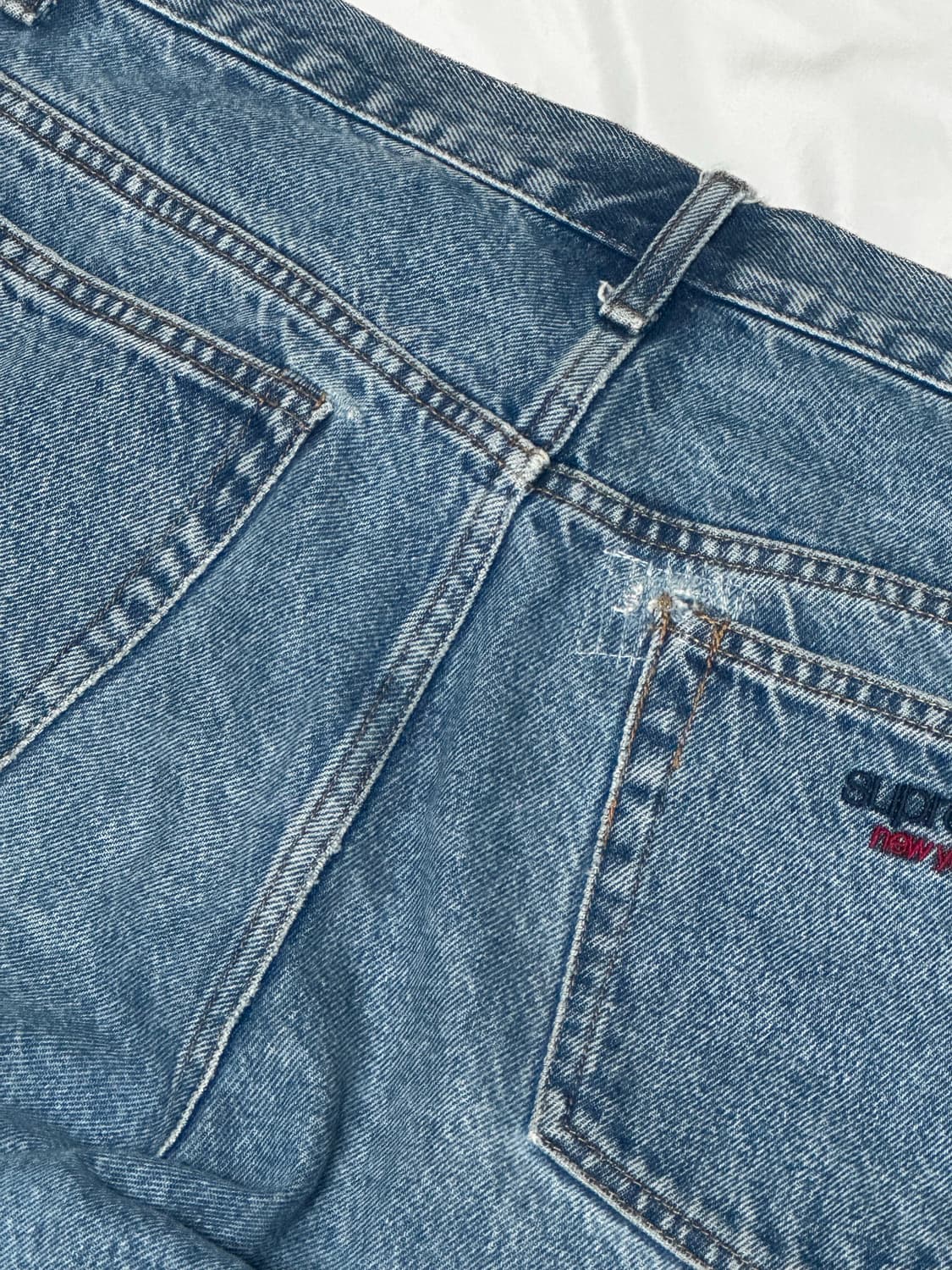 슈프림 배기진 워시드 인디고 -23fw 상품이미지7