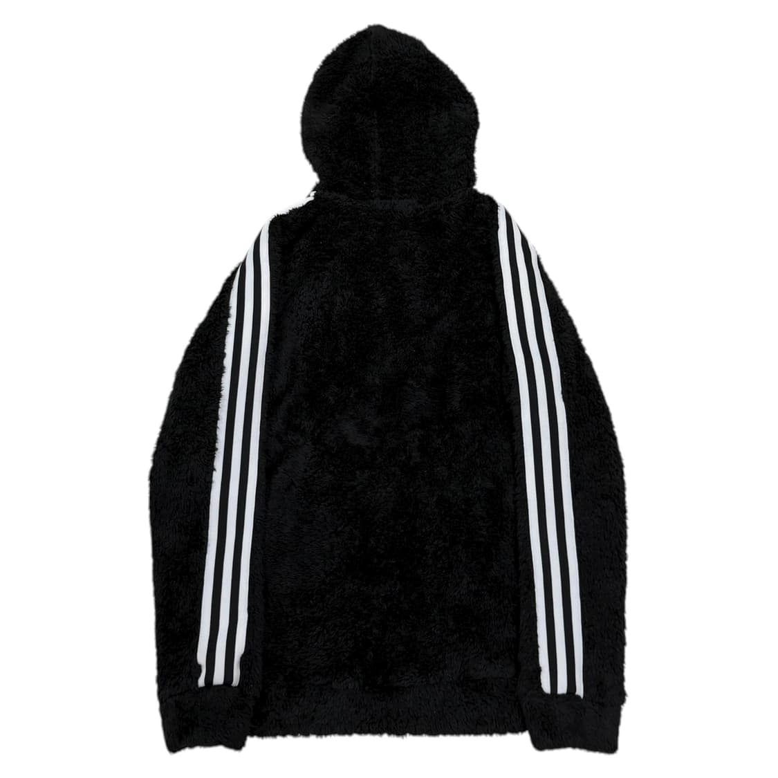 아디다스 블랙핑크 지수 뽀글이 양털 후드집업 자켓 블랙 S 90 상품이미지3