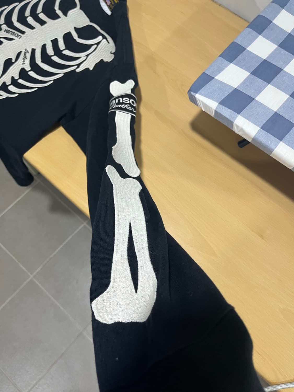 밴슨 리얼본 롱슬리브 XL vanson real bone 상품이미지3