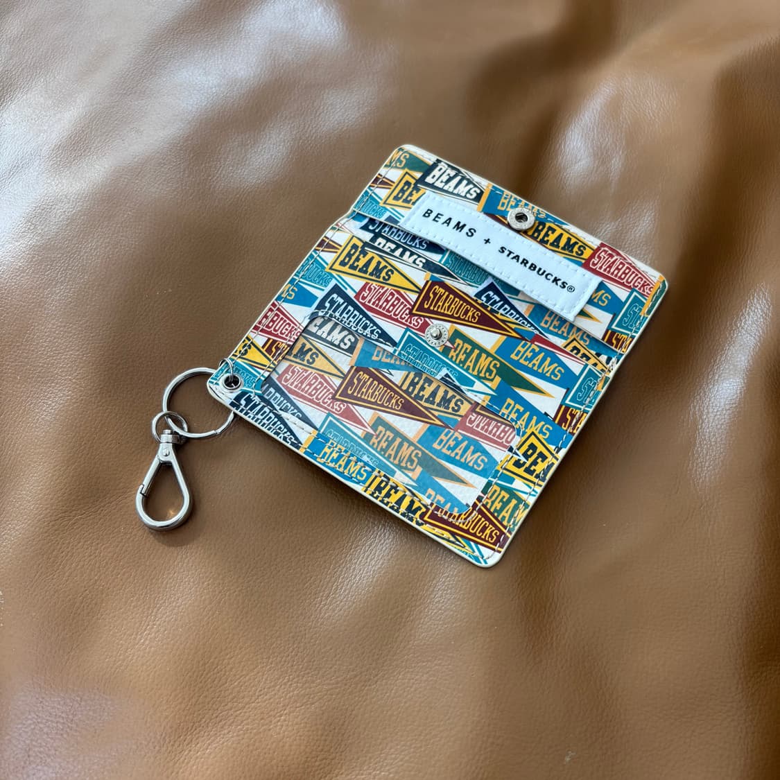 Beams 빔즈 빔스 스타벅스 패스 케이스 월렛 지갑 상품이미지6