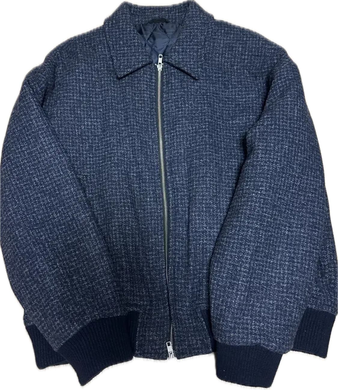 홀리선 울 트위드 블루종 상품이미지4