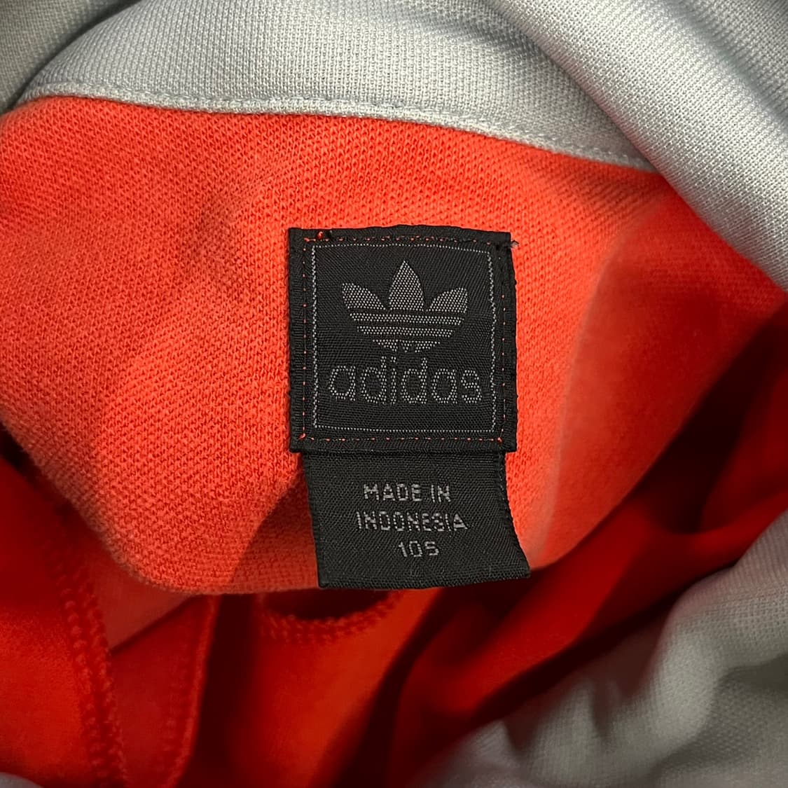 [정품/105] 아디다스 삼선 트랙탑 져지 레드 회색 b17 상품이미지5