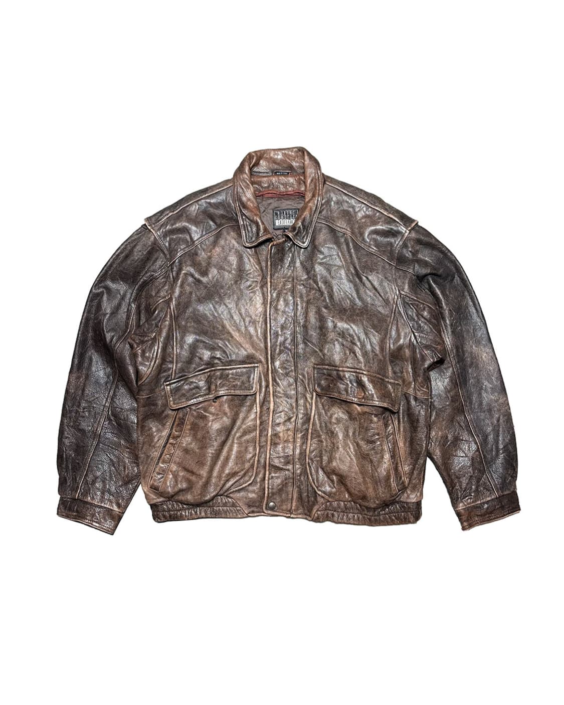 Old 헤비 리얼 레더 A-2 플라이트 자켓  상품이미지1