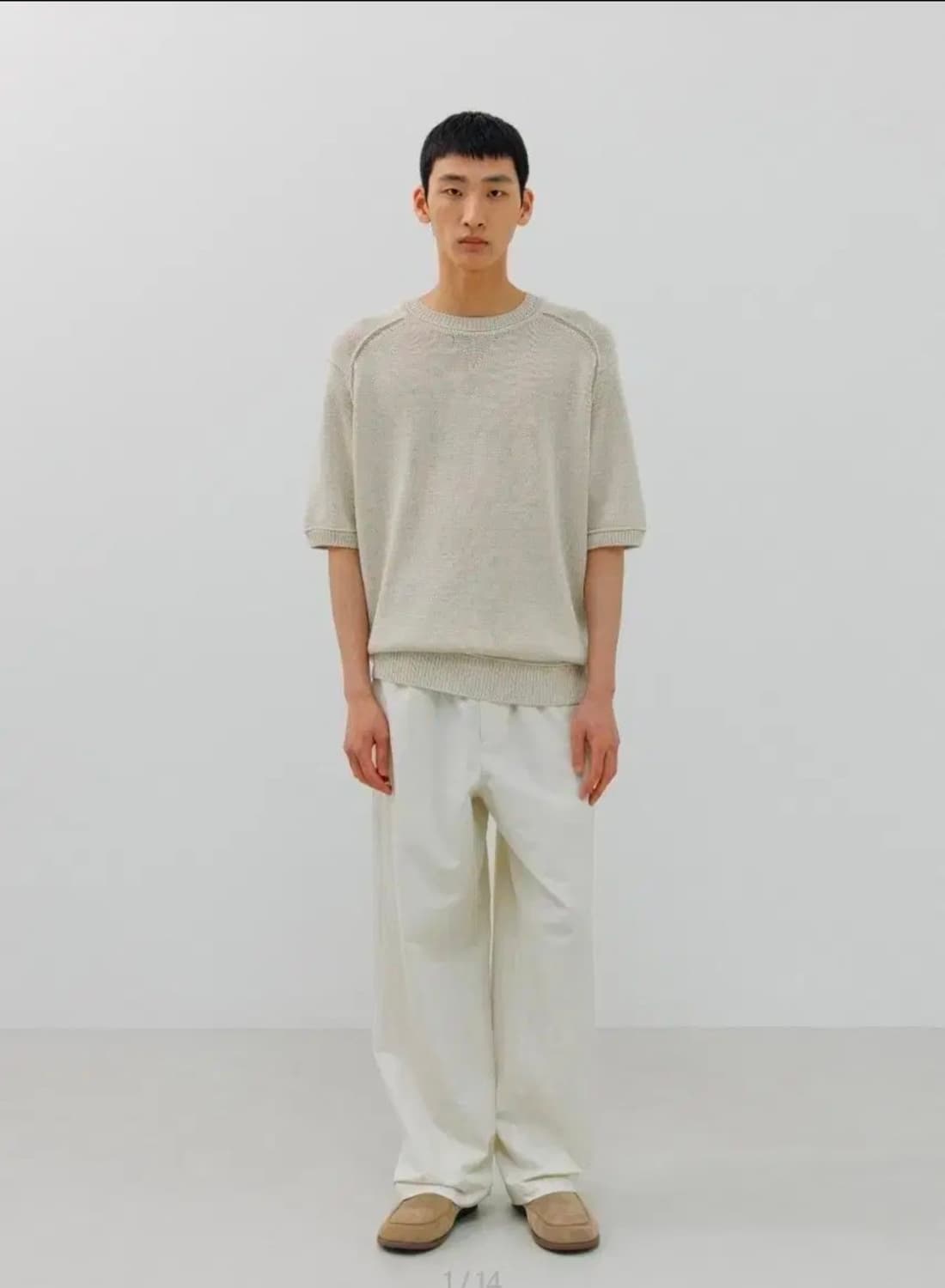 블랭크룸 포터 밴딩팬츠 2 에크루 상품이미지3