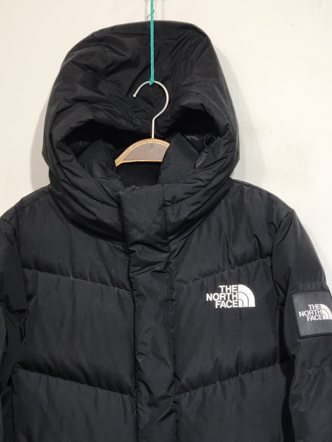 (S) 노스페이스 거위털 롱패딩 점퍼 블랙 구스다운 패딩코트  상품이미지2