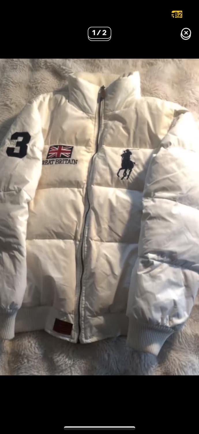 폴로 빅포니 패딩 크림색 삽니다 상품이미지1