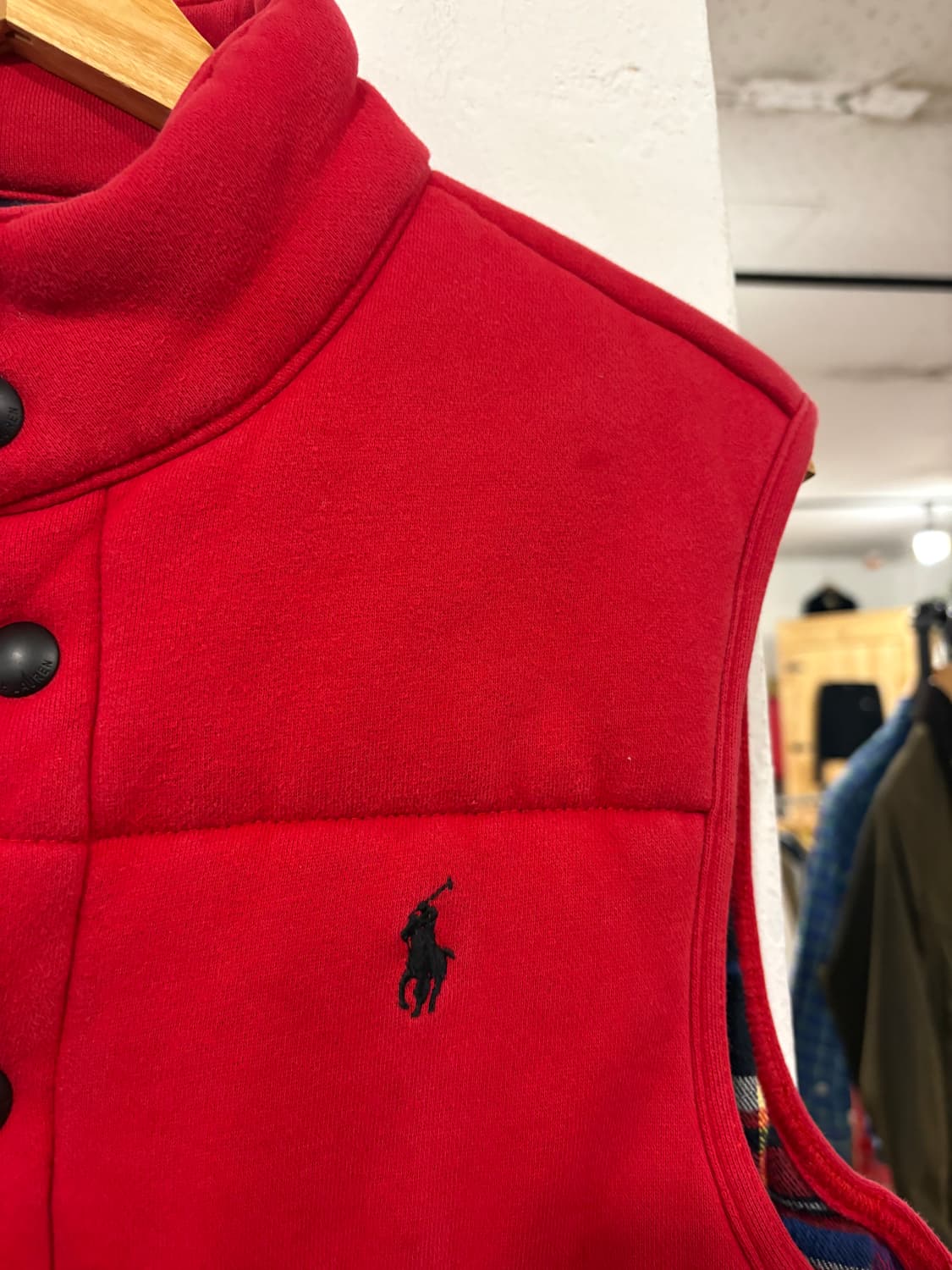 폴로 면조끼패딩 상품이미지2