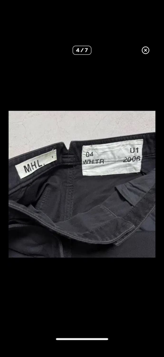 Mhl 마가렛호웰 워크팬츠 M 상품이미지4