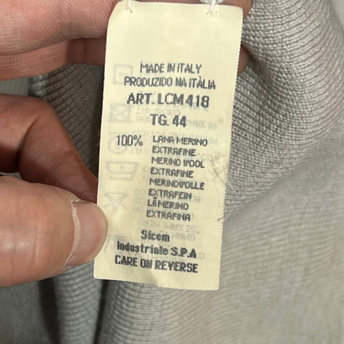  아르마니 꼴레지오니 울 하프 니트 y15718 상품이미지6