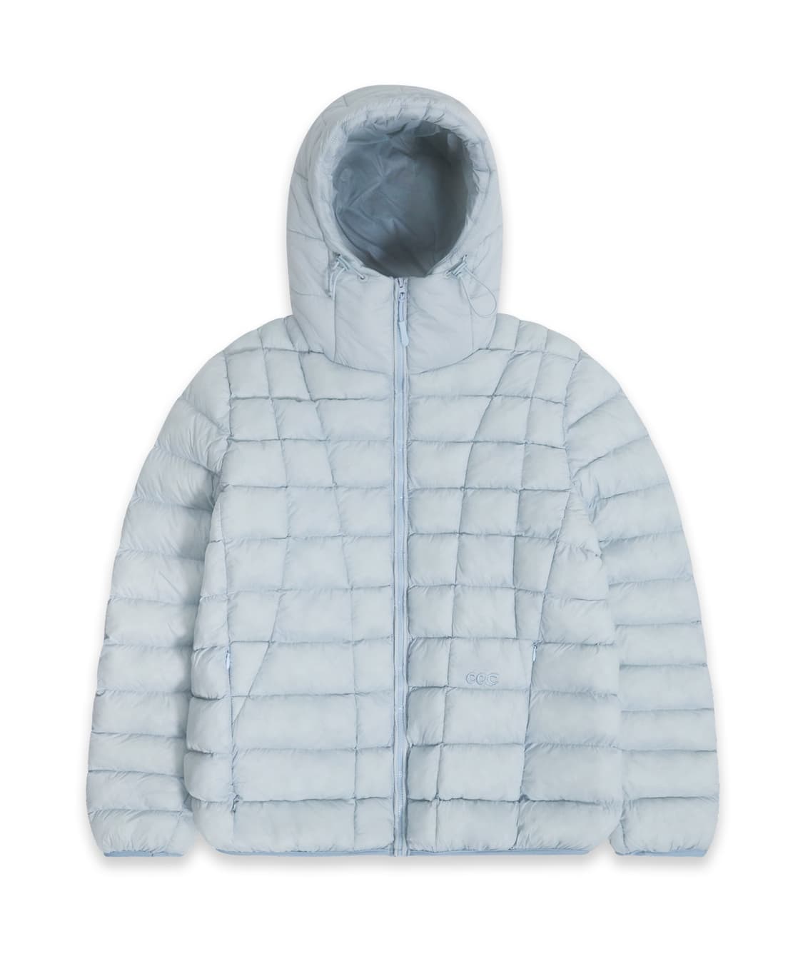 칙스 커브라인 후디드 라이트 패딩 스카이 블루 L 상품이미지1