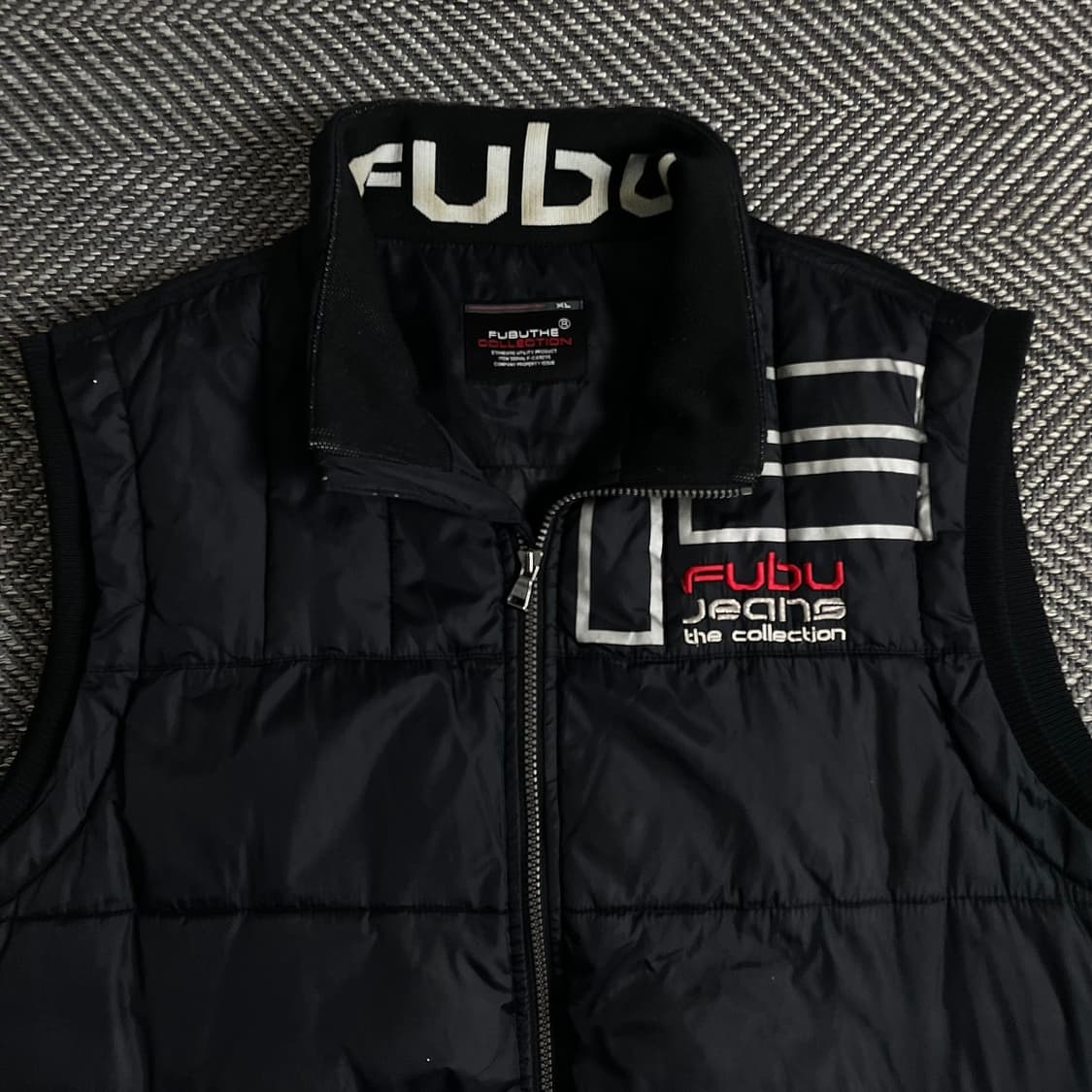 00s 후부 y2k 빈티지 빅로고 경량 다운 베스트y 2998 상품이미지3