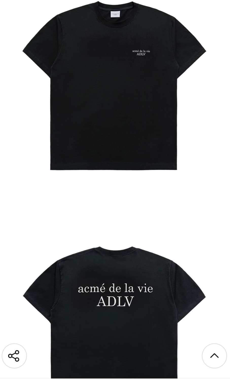 새상품) 아크메드라비 ADLV BASIC SHORT SLEEVE T-SH 상품이미지2