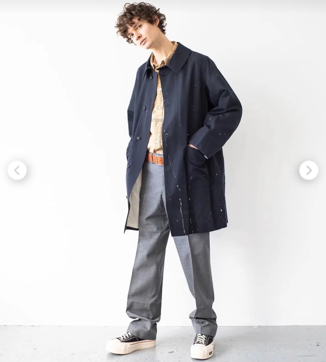 비즈빔 20AW 그리즈 몽키코트 (3) navy 상품이미지6